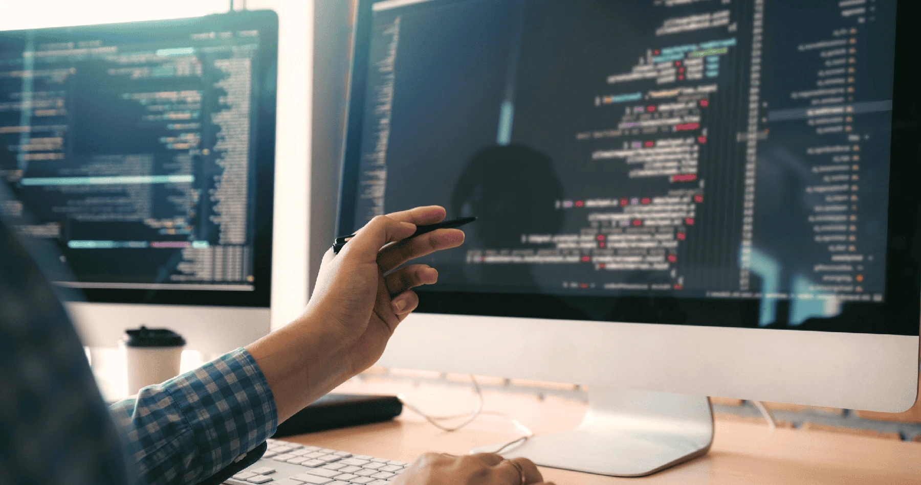 Software development imagery from the MTS website