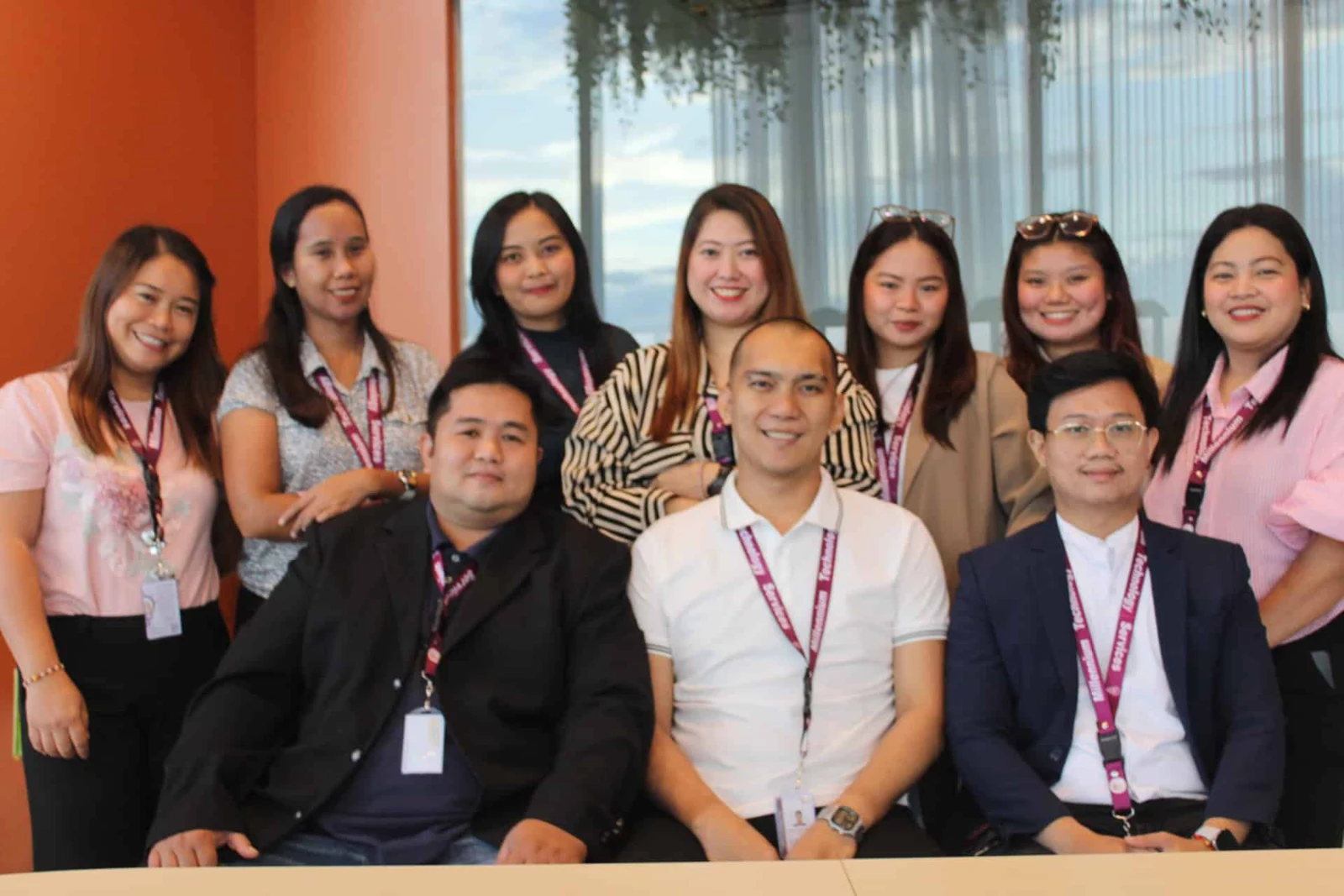 MTS colleagues at a company gathering